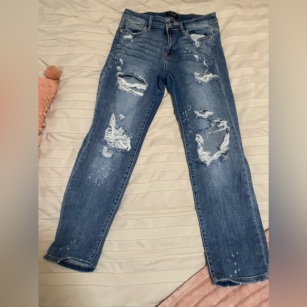 Distressed Judy Blue Jeans